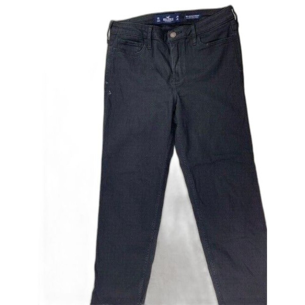 Hollister Size 9 r Womens Jeans 29x26 High Rise Slim Straight Mid Rise Stretch